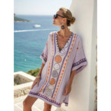 Robe Caftan Brodée Femme