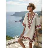 Robe Caftan Brodée Femme