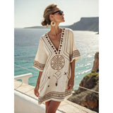 Robe Caftan Brodée Femme