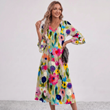 Robe Mini à Manches Bell Elviera