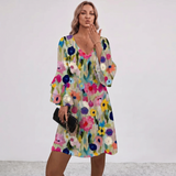 Robe Mini à Manches Bell Elviera